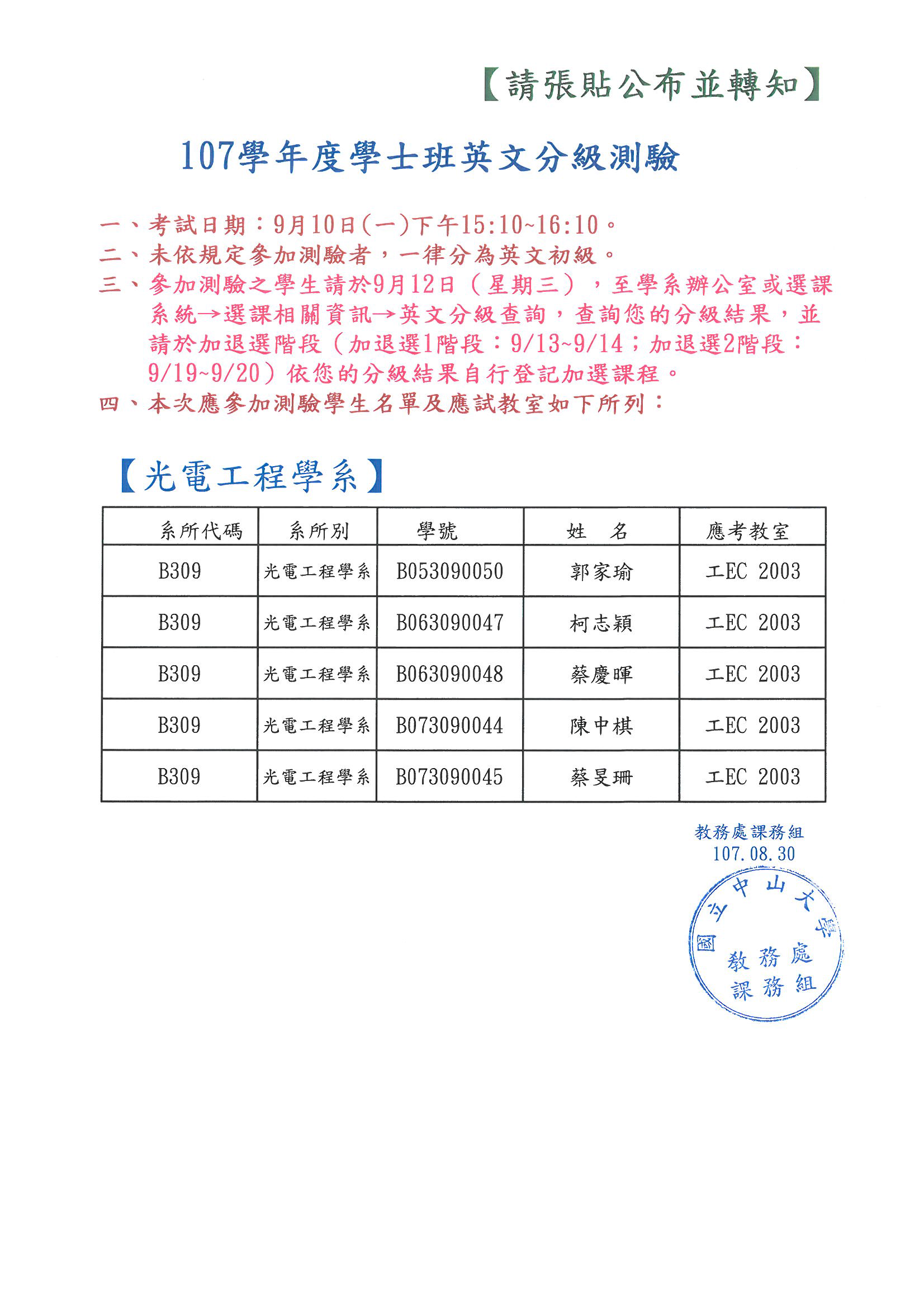 英文分級測驗